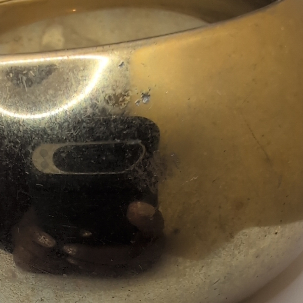 J. Crew Elegant Goldtone Brass Bracelet Vintage Condition With Some Wear Noted - Picture 4 of 6